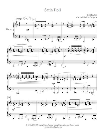 Satin Doll Score Pdf Download